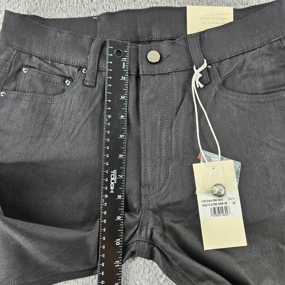 Mnml Jeans Mens 30‎ Black X186 Stretch Moto Denim Streetwear Grunge Punk Rock